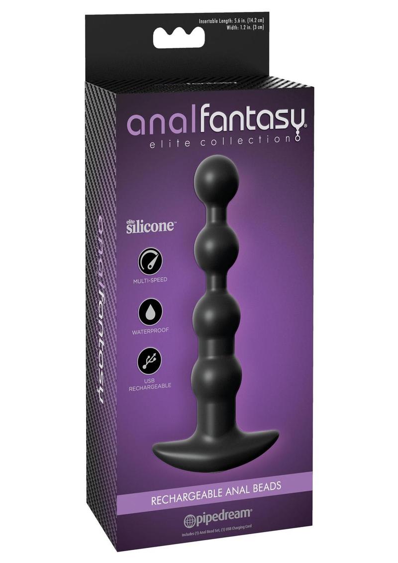 Anal Fantasy Elite Silicone Rechargeable Anal Beads