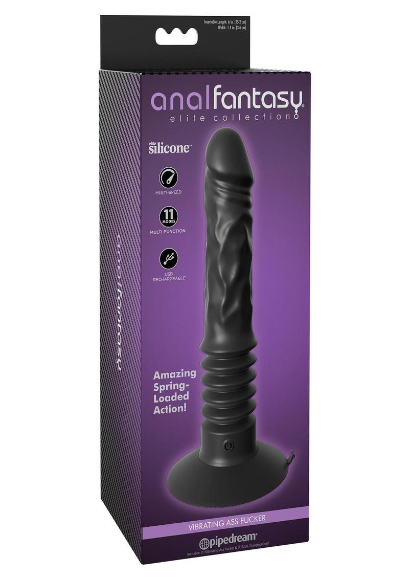 Anal Fantasy Elite Vibrating Ass Fucker Thrusting Dildo
