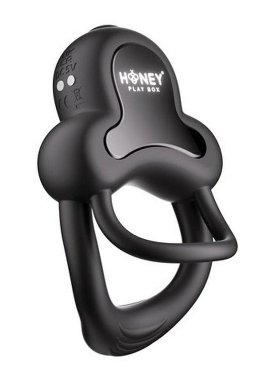 Honey Play Box Anello Vibrating Double Cock Ring App Controlled
