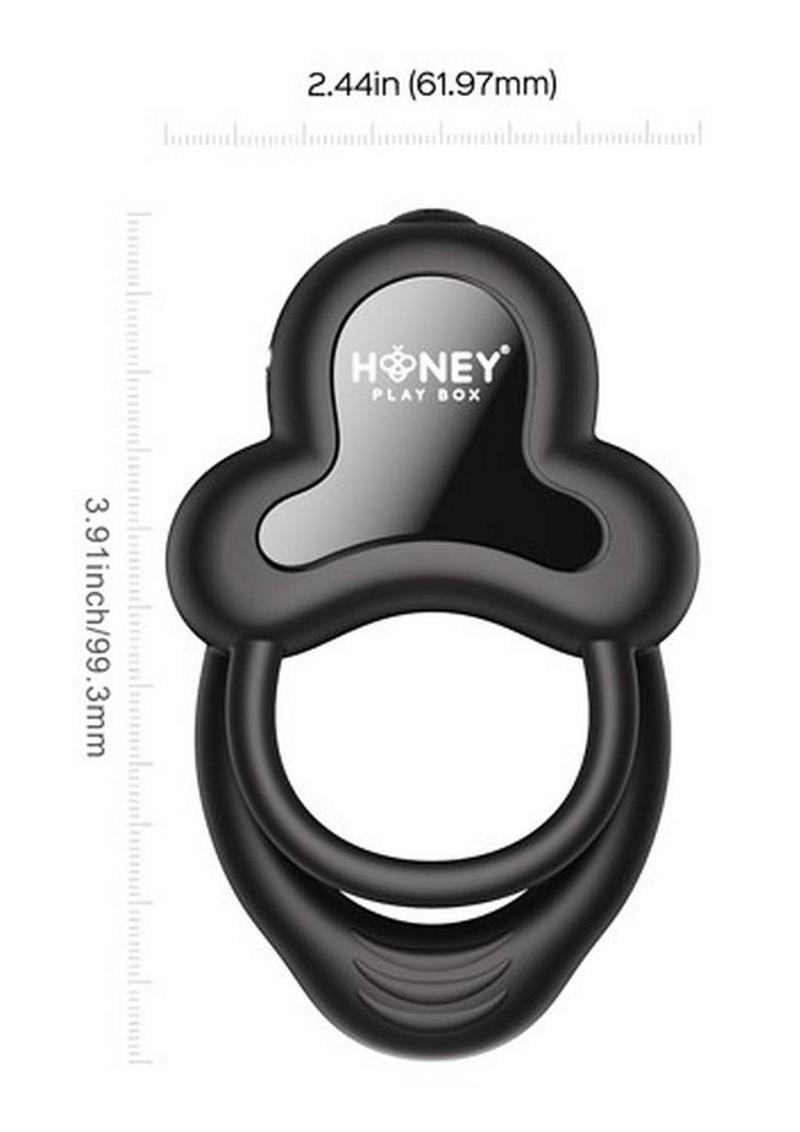 Honey Play Box Anello Vibrating Double Cock Ring App Controlled