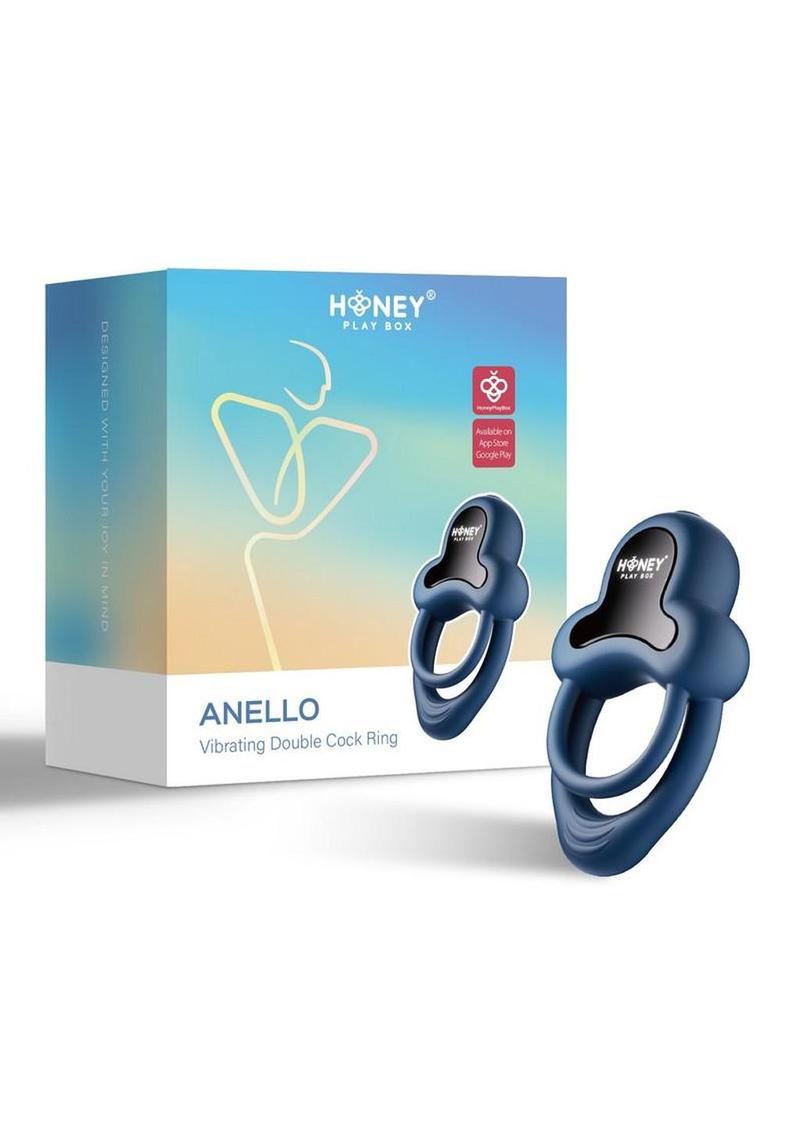 Honey Play Box Anello Vibrating Double Cock Ring App Controlled