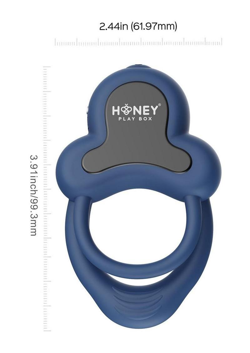 Honey Play Box Anello Vibrating Double Cock Ring App Controlled