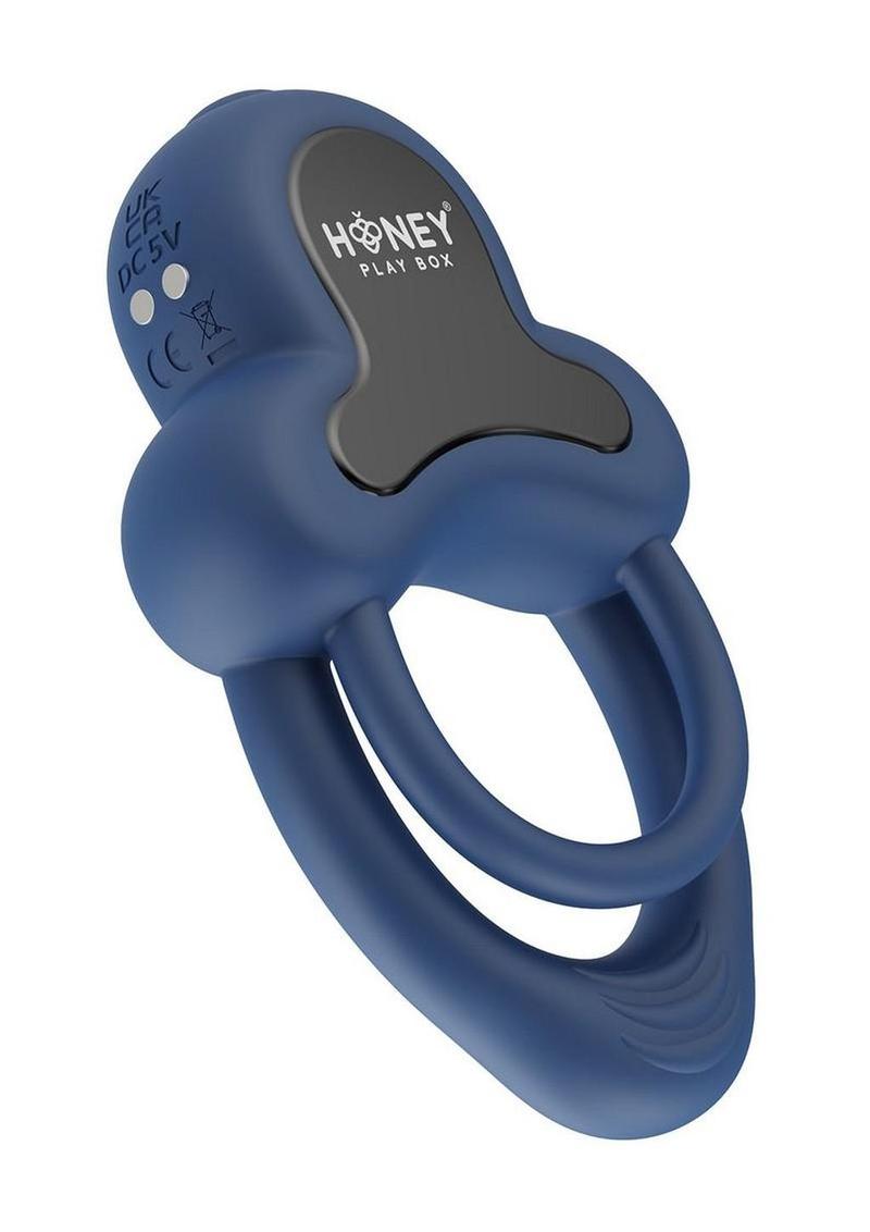 Honey Play Box Anello Vibrating Double Cock Ring App Controlled
