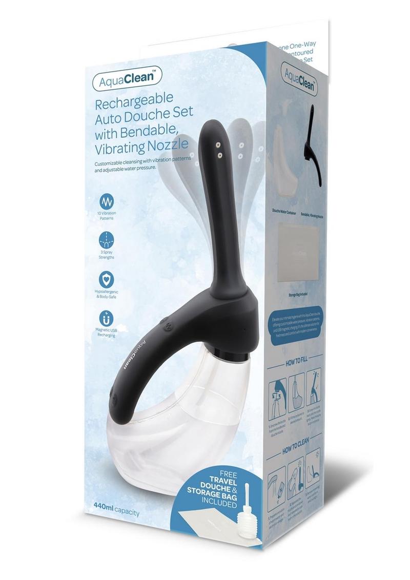 AquaClean Rechargeable Auto Douche Set with Bendable
