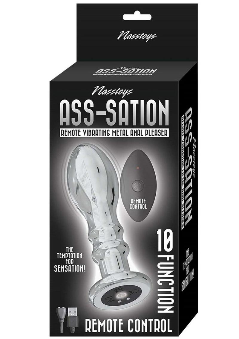 Nasstoys Ass Sation Vibrating Metal Anal Pleaser
