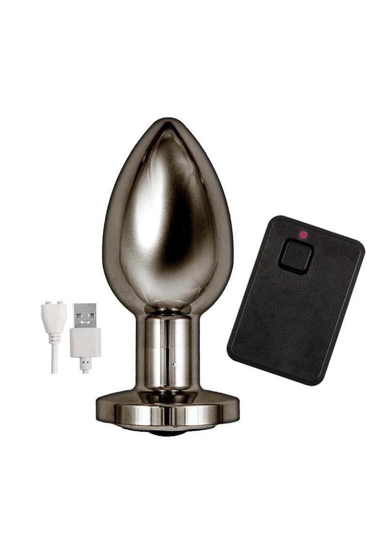 Nasstoys Ass Sation Remote Vibrating Metal Plug