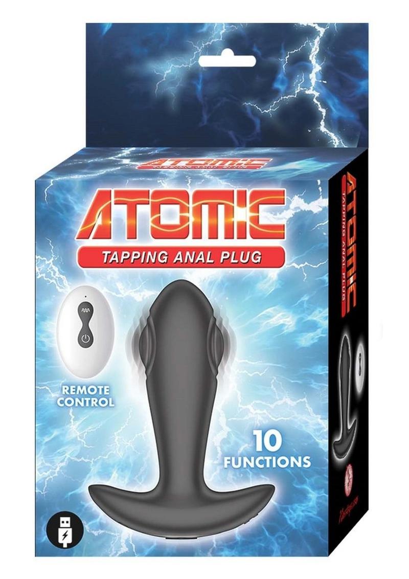 Atomic Tapping Rechargeable Silicone Anal Plug