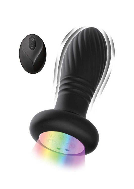 Atomic Thrusting Light Up Rechargeable Silicone Plug