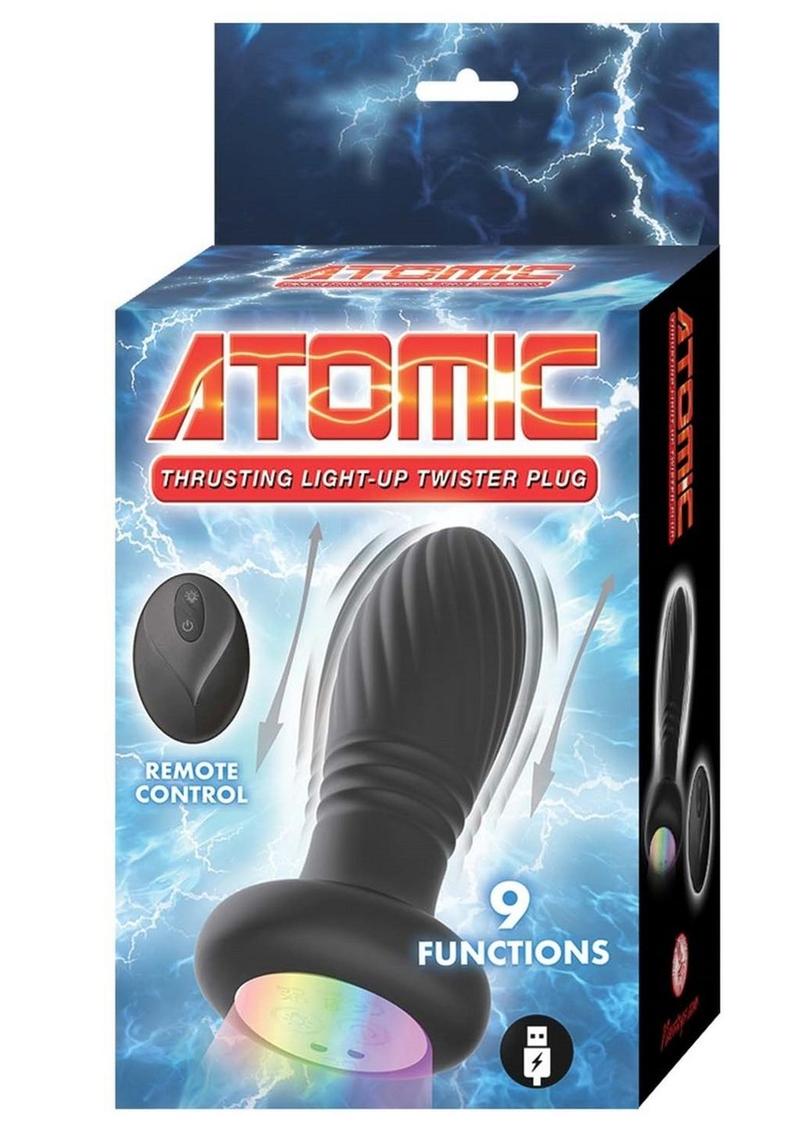 Atomic Thrusting Light Up Rechargeable Silicone Plug