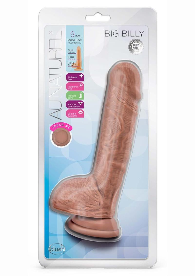 Au Naturel Big Billy Dual Density Dildo with Balls