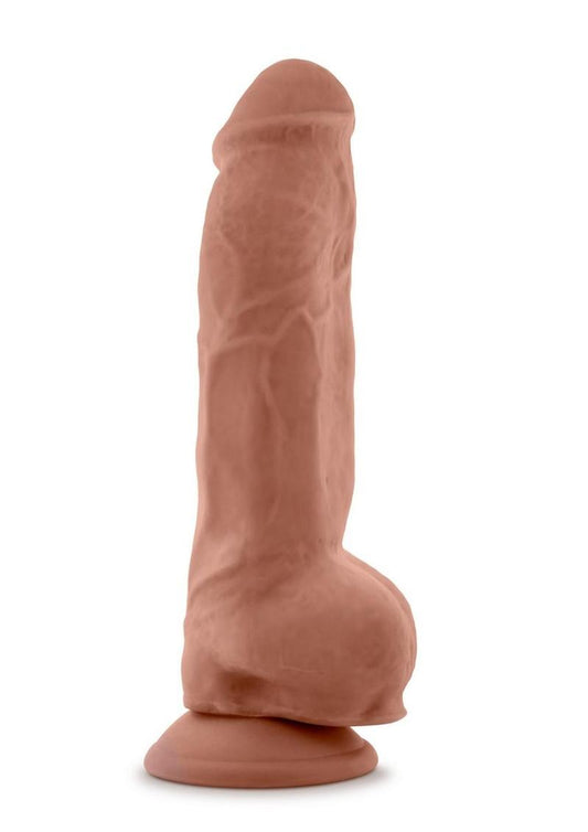Au Naturel Big Boy Sensa Feel Dual-Density Dildo with Balls