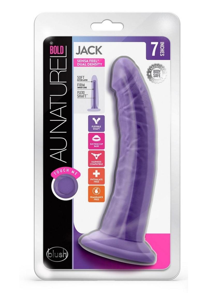 Au Naturel Bold Jack Dual-Density Suction Cup Dildo