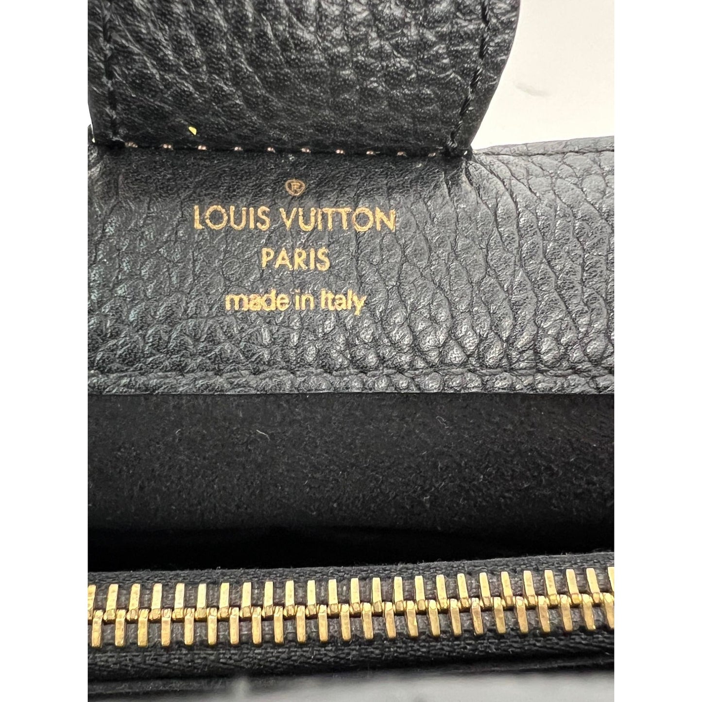 Louis Vuitton Damier EbeneCuir Taurillon Brittany Sac à bandoulière noir