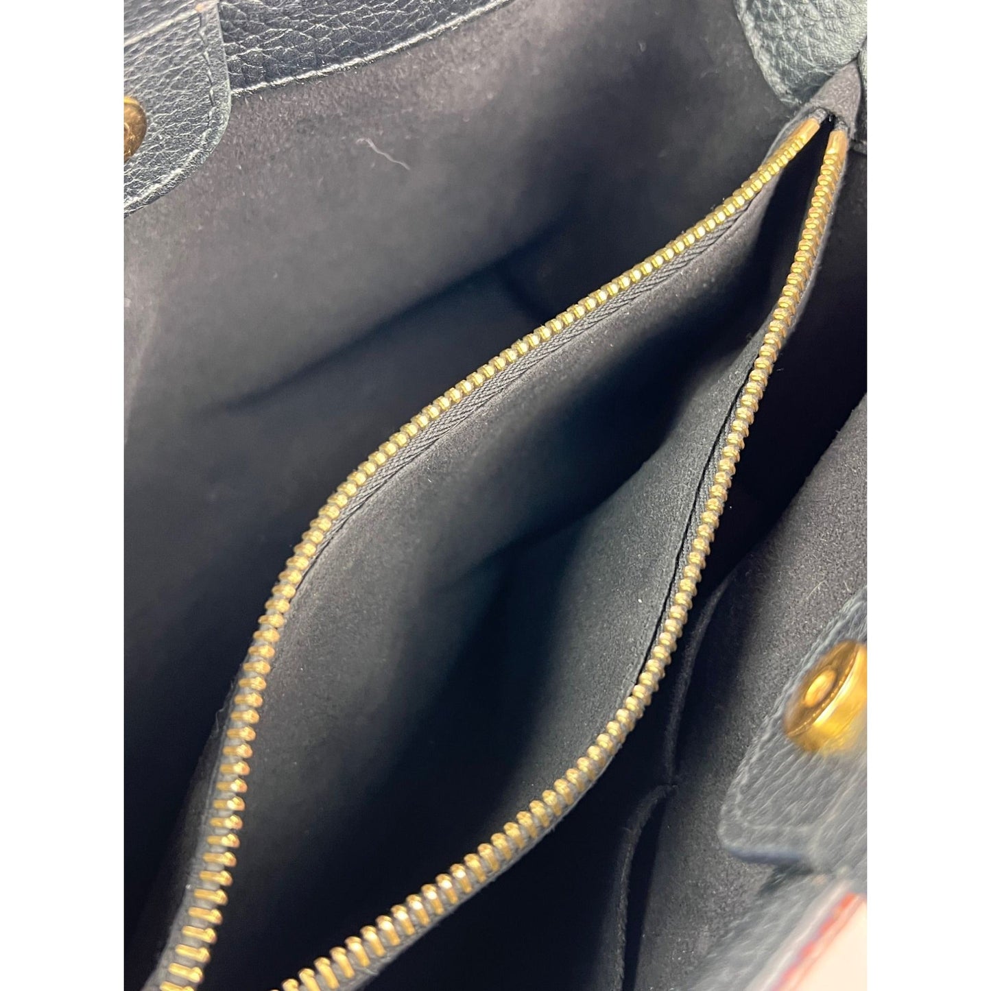 Louis Vuitton Damier EbeneCuir Taurillon Brittany Sac à bandoulière noir