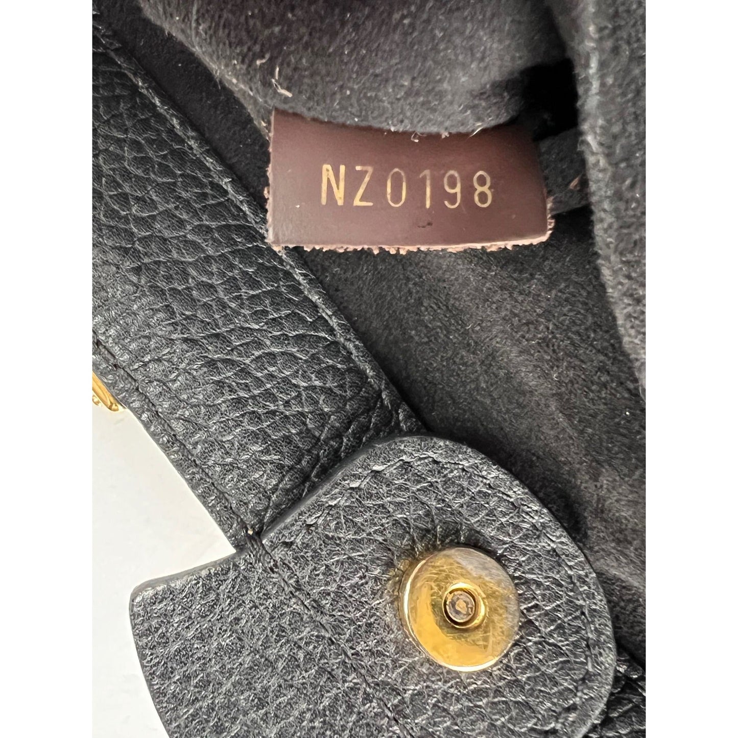 Louis Vuitton Damier EbeneCuir Taurillon Brittany Sac à bandoulière noir