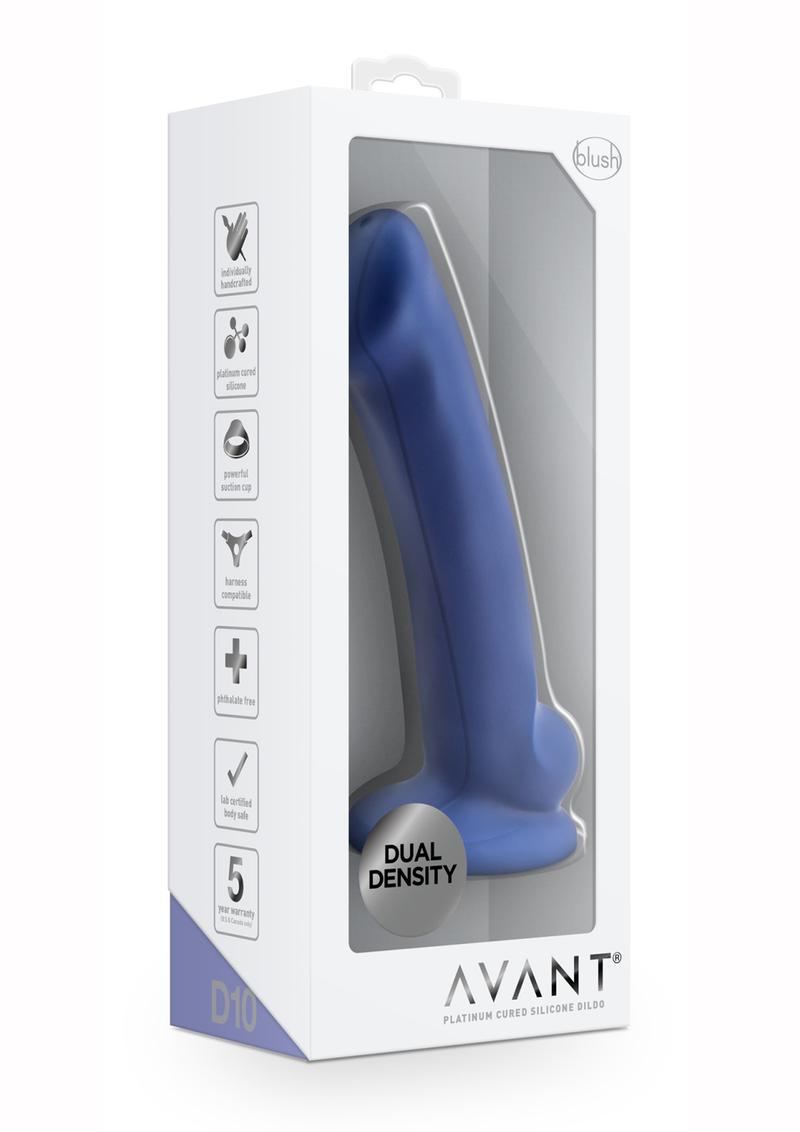 Avant D10 Ergo Mini Dual-Density Silicone Dildo