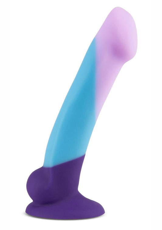 Avant D16 Purple Haze Silicone Dildo With Harness compatible