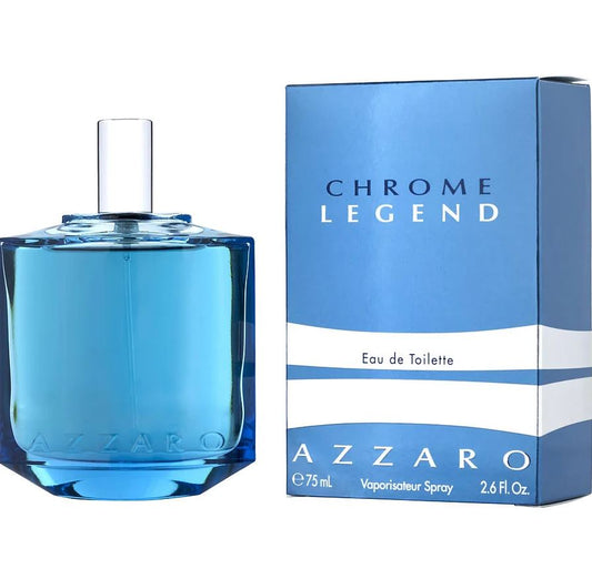 Azzaro Chrome Legend Eau de Toilette Spray for Men 2.5 Oz