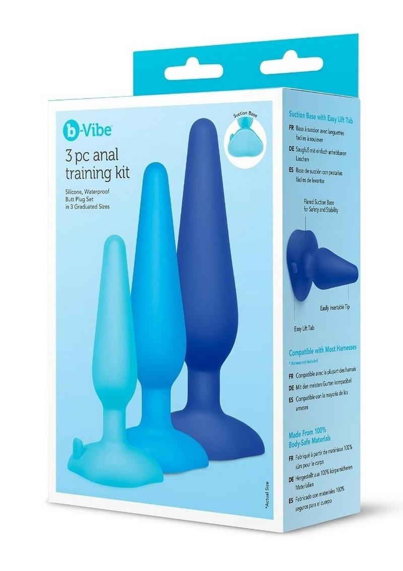 b-Vibe 3-Piece Silicone Anal Training Kit