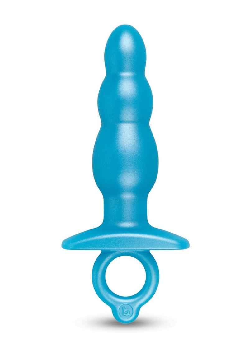 b-Vibe Bounce Beaded Silicone Plug Blue