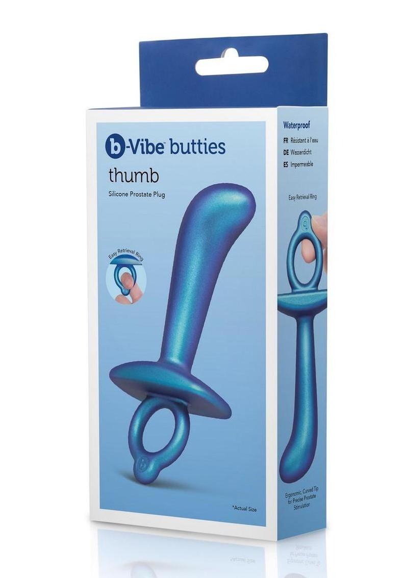 b Vibe Butties Thumb Silicone Prostate Plug