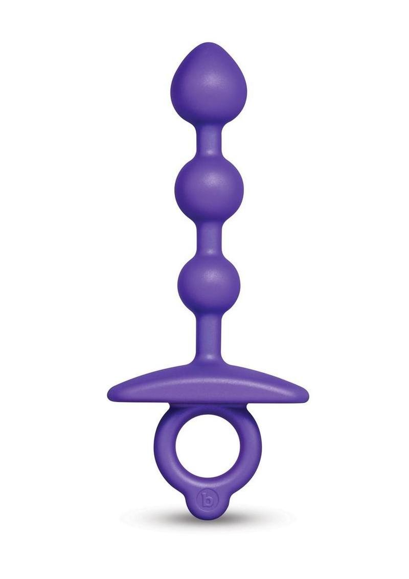 B-Vibe Butties Zip Silicone Anal Beads