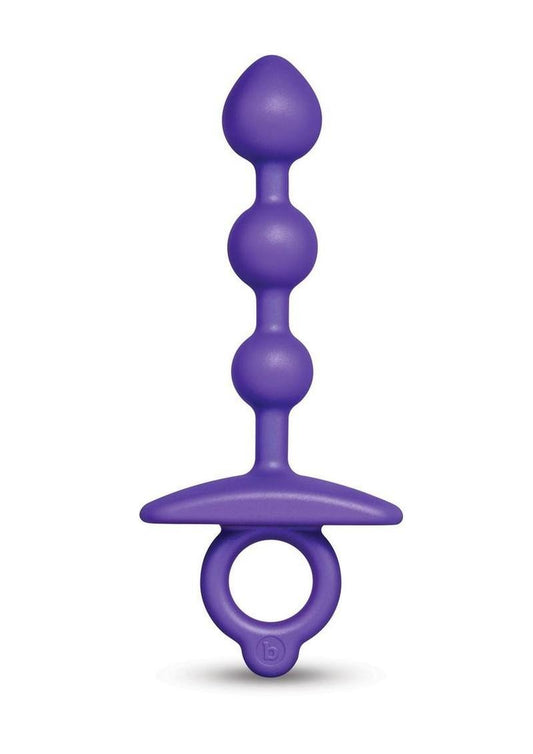 B-Vibe Butties Zip Silicone Anal Beads