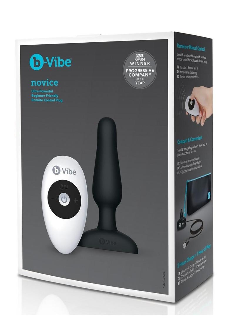 b-Vibe Novice Silicone Anal Plug