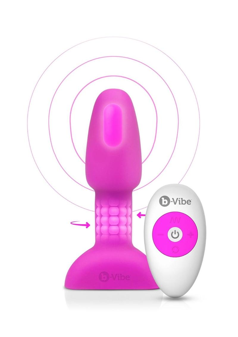 B-Vibe Rimming Petite Silicone Anal Plug With Remote Control