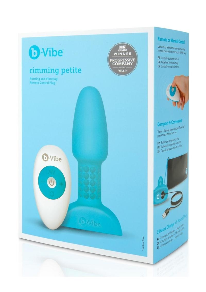 b-Vibe Rimming Petite Rechargeable Silicone Anal Plug