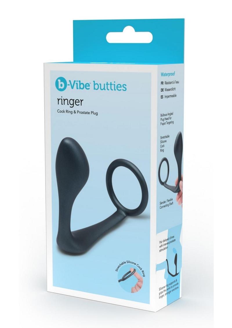 b-Vibe Ringer Silicone Cock Ring And Prostate Plug