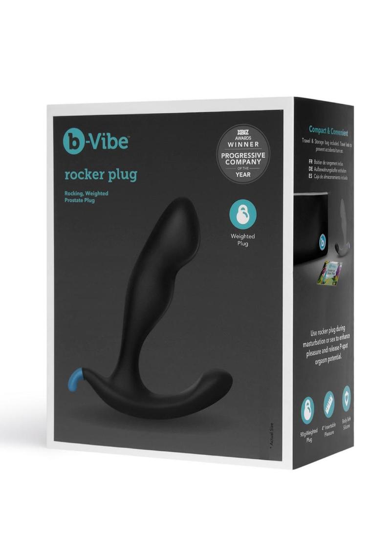b-Vibe Rocker Plug - Weighted Silicone Prostate Plug