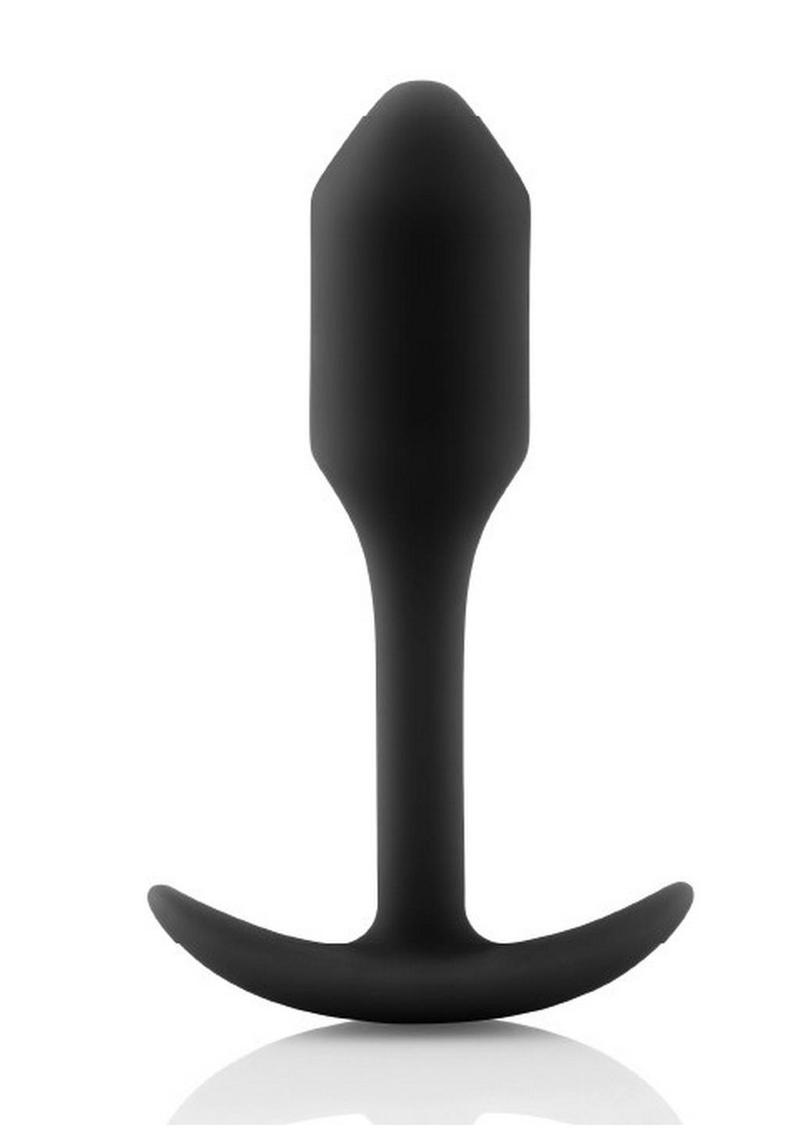 b Vibe Snug Plug 1 Weighted Silicone Anal Plug