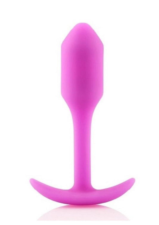 b Vibe Snug Plug 1 Weighted Silicone Butt Plug