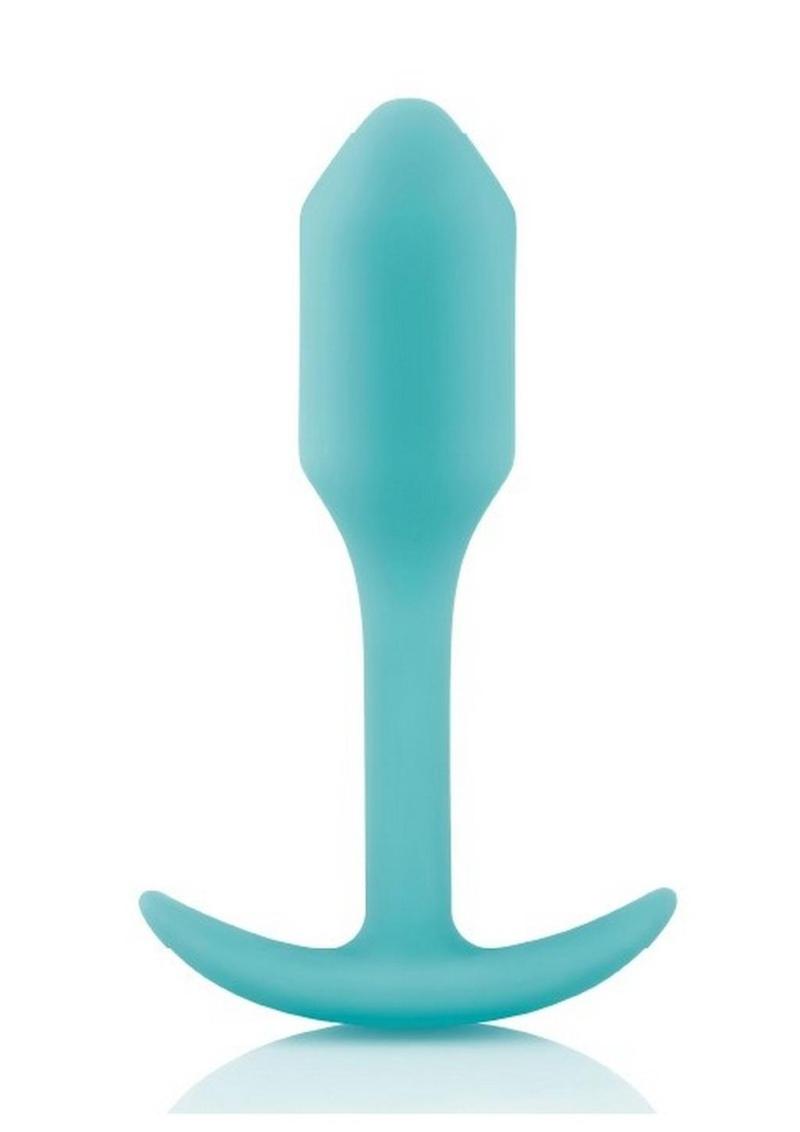 b Vibe Snug Plug 1 Weighted Silicone Anal Plug