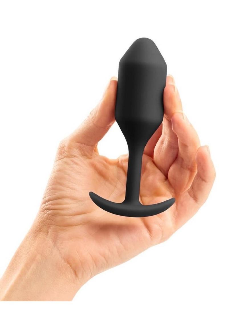 b Vibe Snug Weighted Silicone Anal Plug