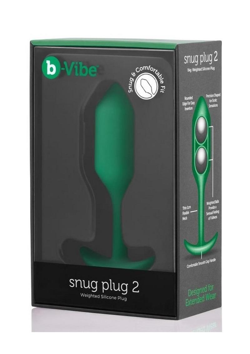 b Vibe Snug Weighted Silicone Anal Plug