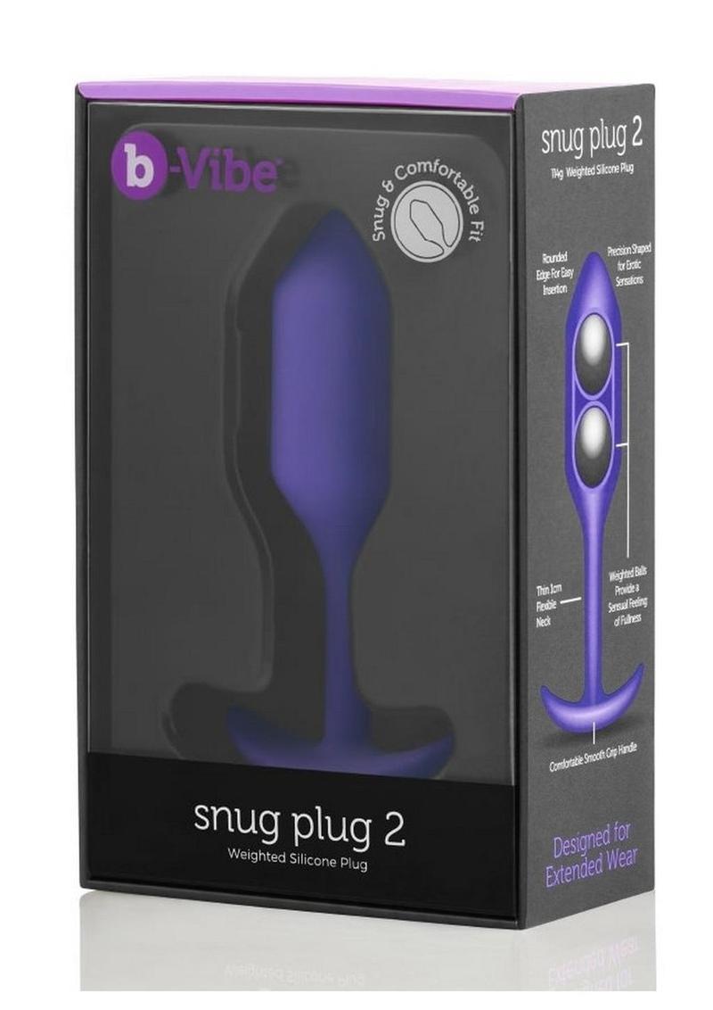 b Vibe Snug Weighted Silicone Anal Plug