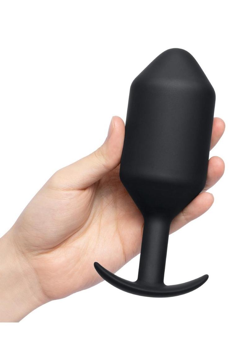 b Vibe Snug Plug 7 Weighted Silicone Anal Plug
