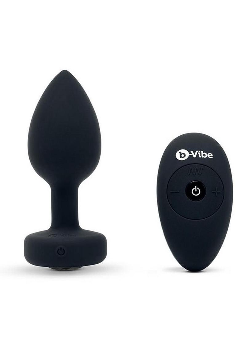 B-Vibe Vibrating Jewel Plug With Ultra Powerful Remote Control Motor