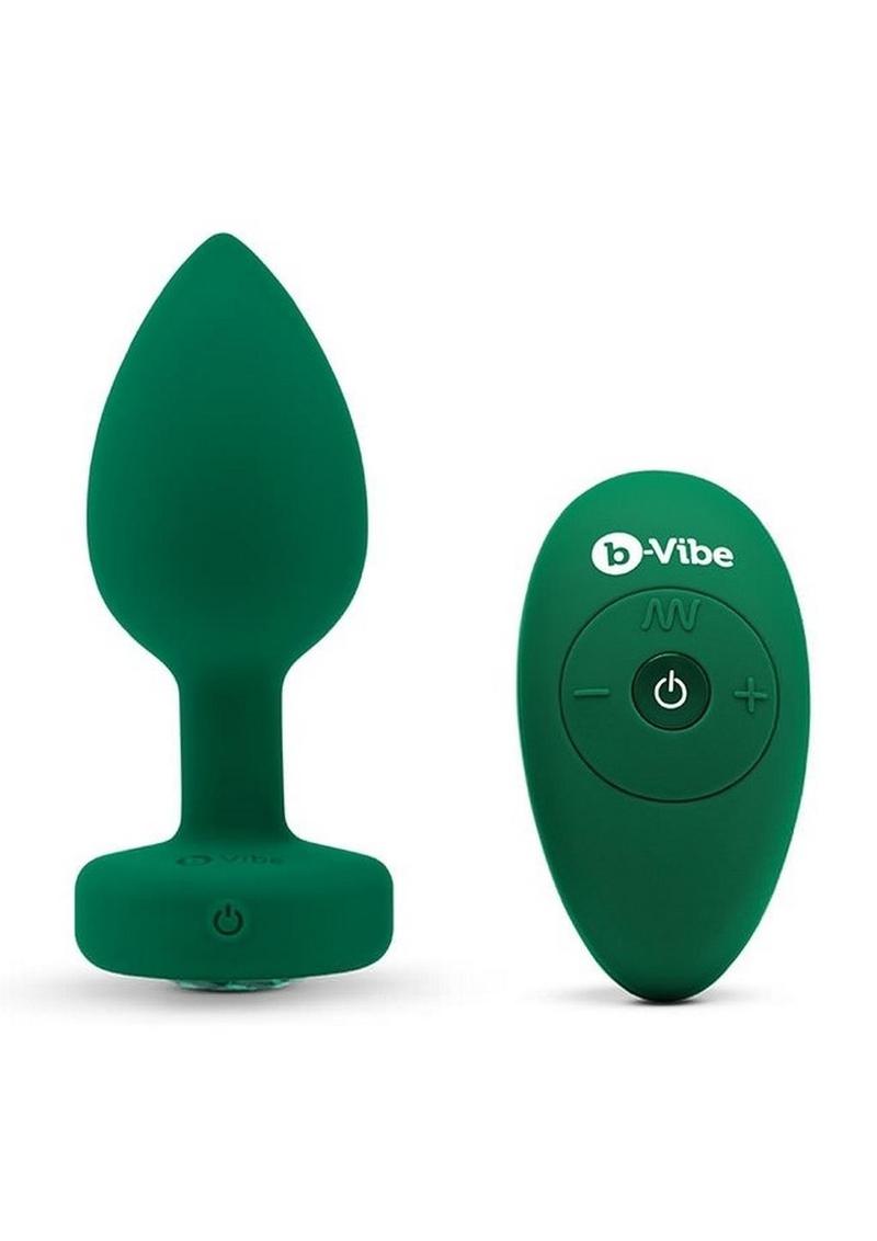 B-Vibe Vibrating Jewel Plug With Ultra Powerful Remote Control Motor