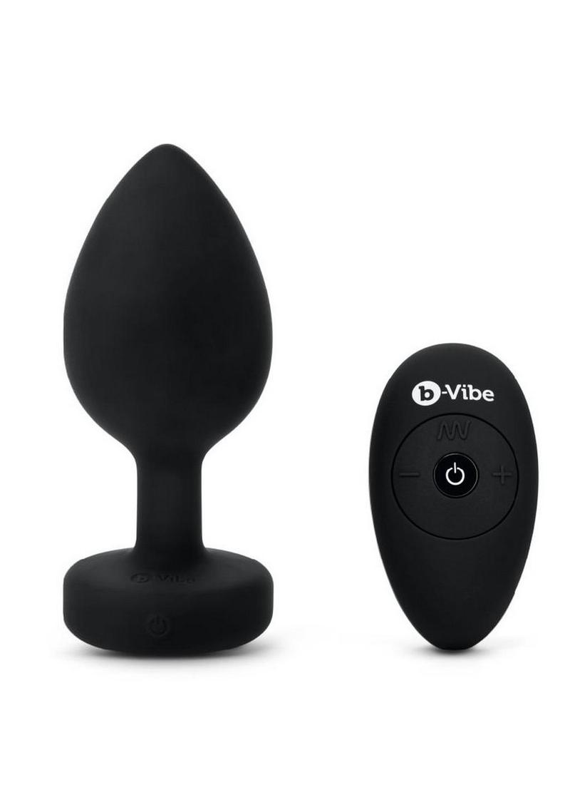 B-Vibe Vibrating Jewel Plug With Ultra Powerful Remote Control Motor