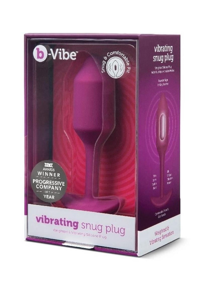 b-Vibe Vibrating Snug Plug 2 Silicone Anal Plug