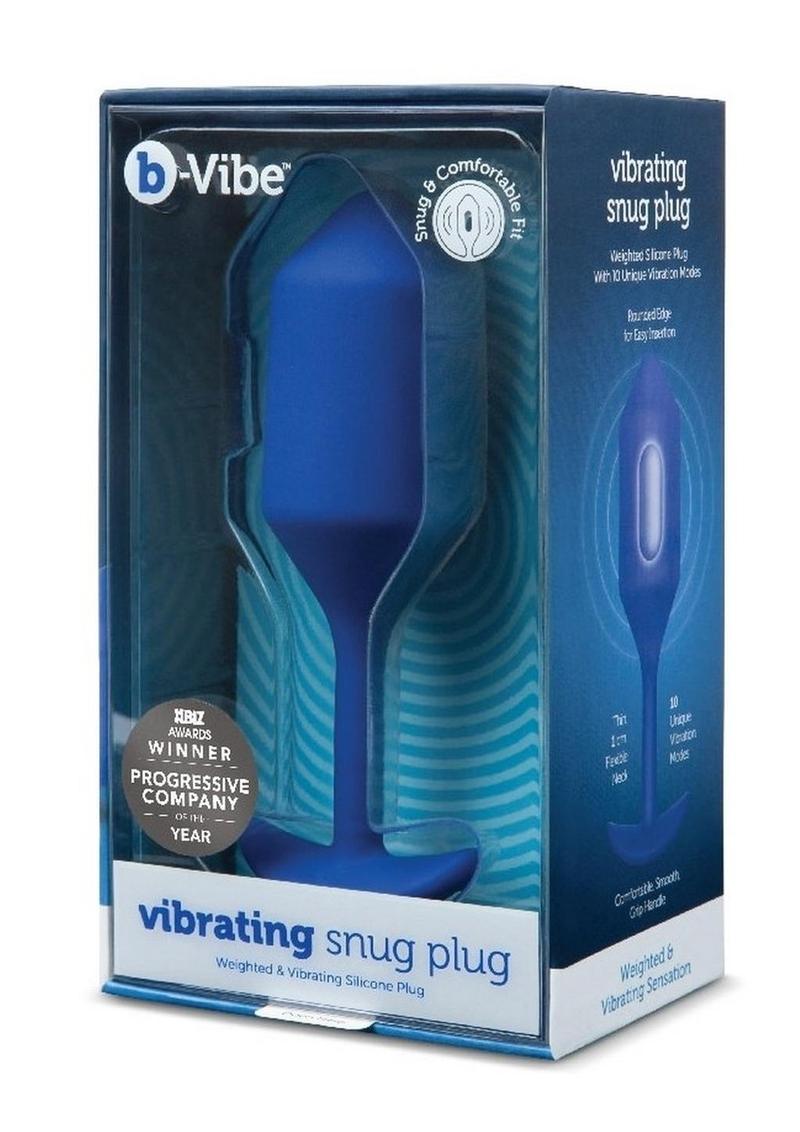 B-Vibe Vibrating Snug Plug Silicone Anal Plug