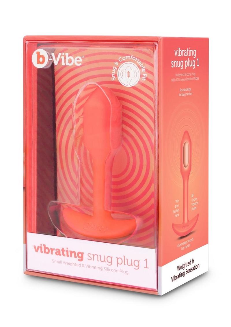 b-Vibe Vibrating Snug Plug Rechargeable Silicone Anal Plug