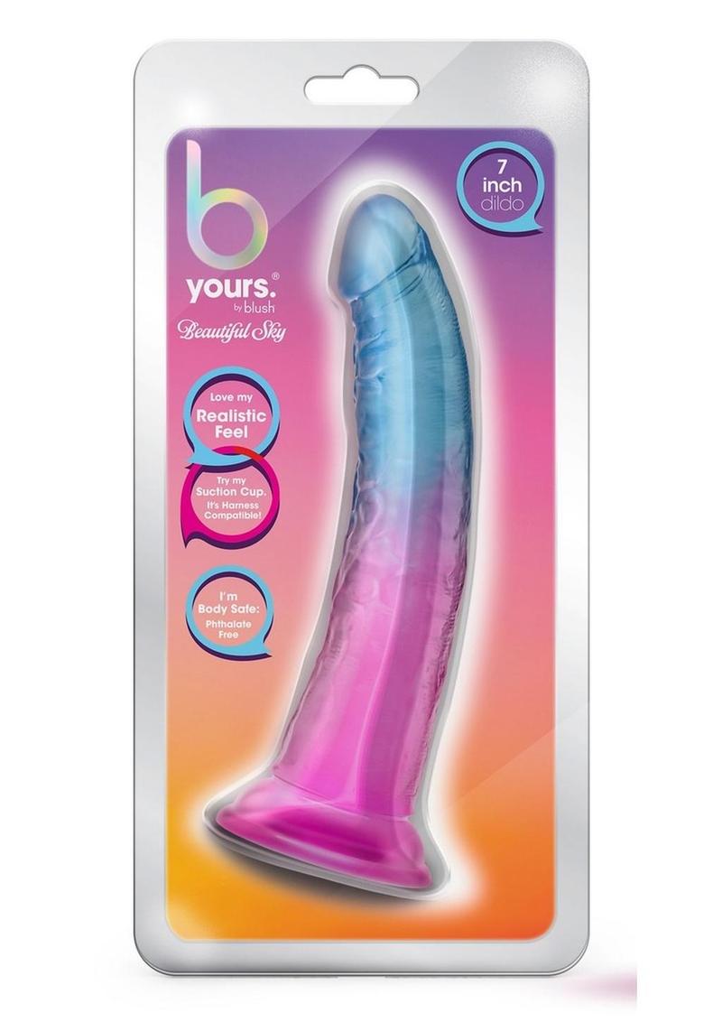 B Yours Beautiful Sky Dildo With Suction Cup Base