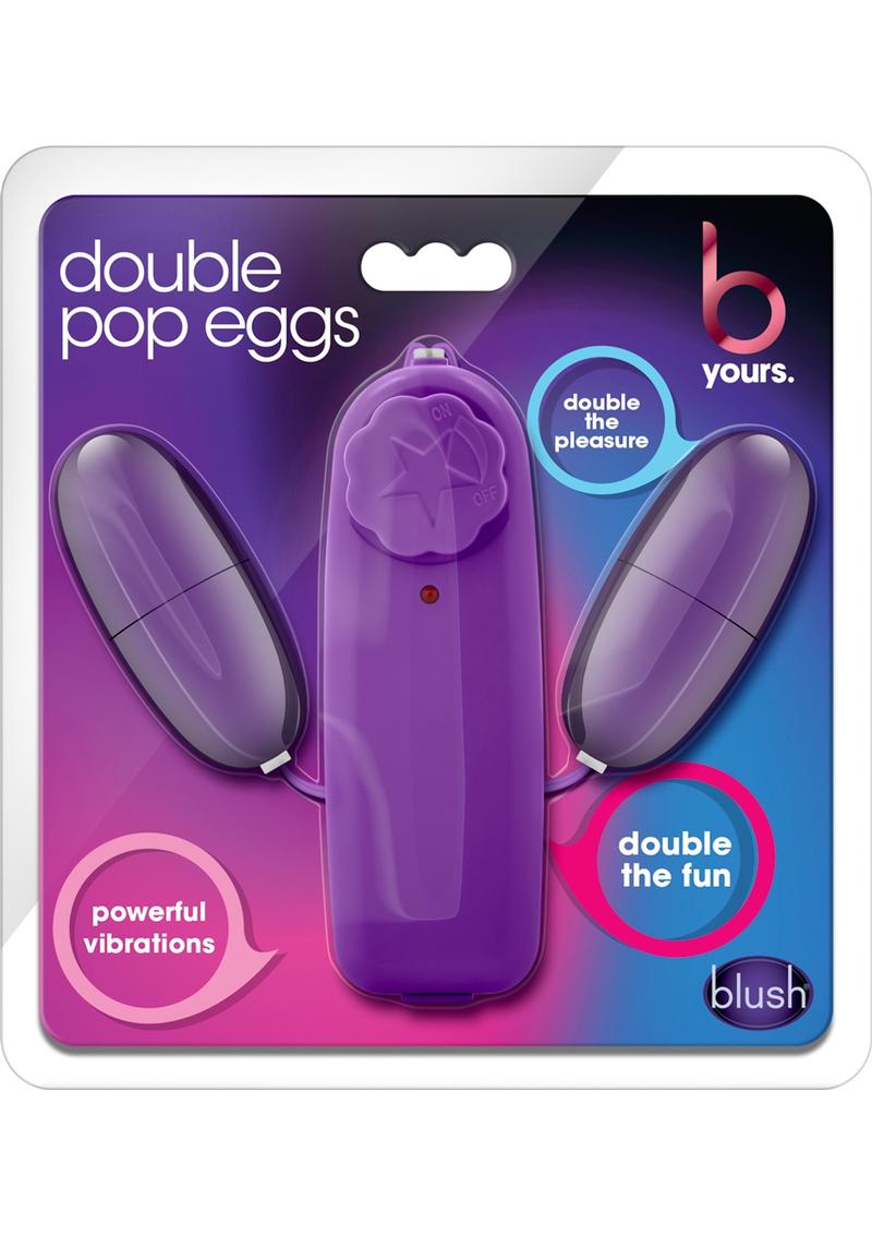B Yours Double Pop Eggs With Remote Control Vibrators