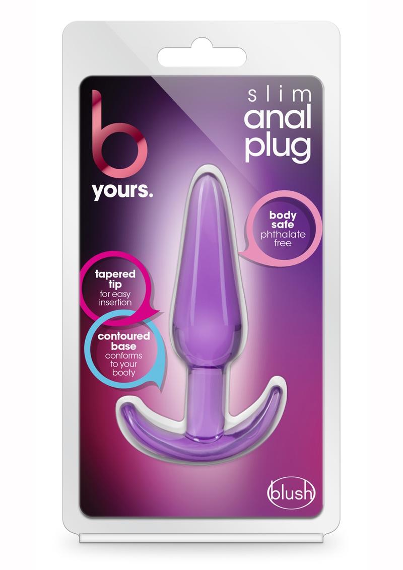 B yours Slim Anal Plug Phthalate Free Tapered Tip