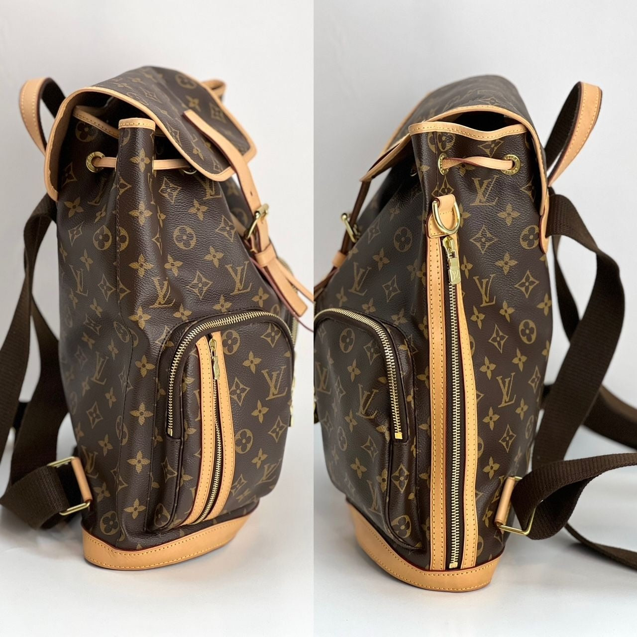 LOUIS VUITTON Bosphore Monogram Canvas Backpack