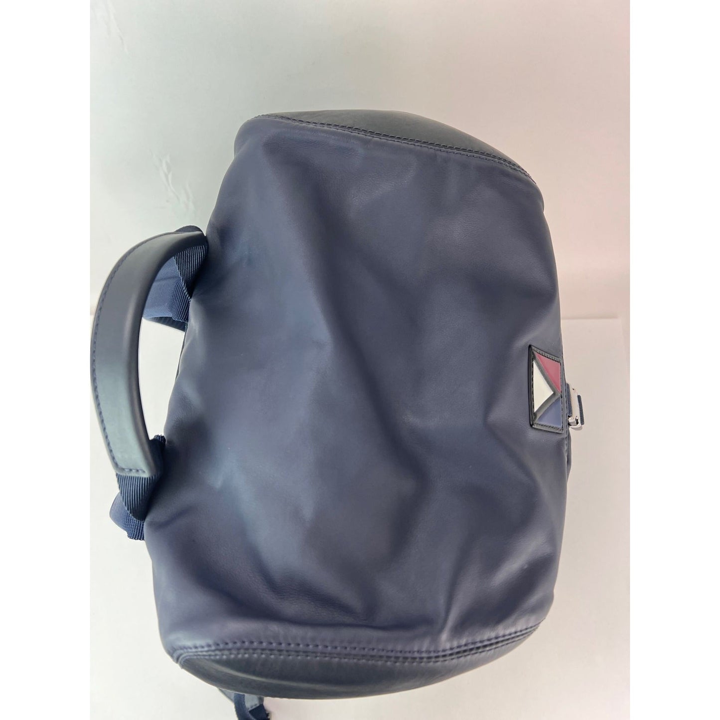 Louis Vuitton Calfskin Nylon V Line Pulse Navy Backpack Bag